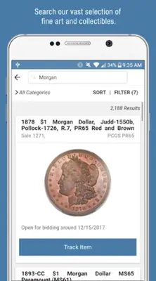 Heritage Auctions android App screenshot 1